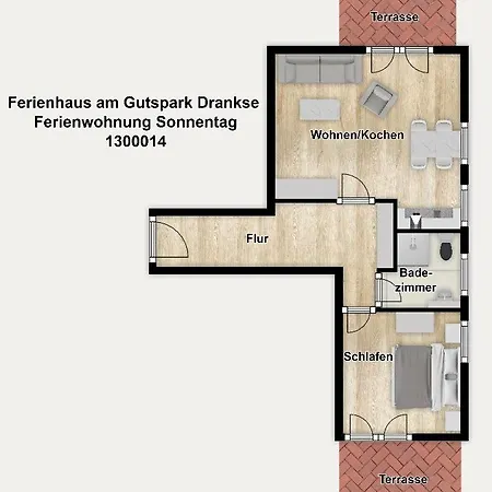 Am Gutspark Drankse Sonnentag 드란스케